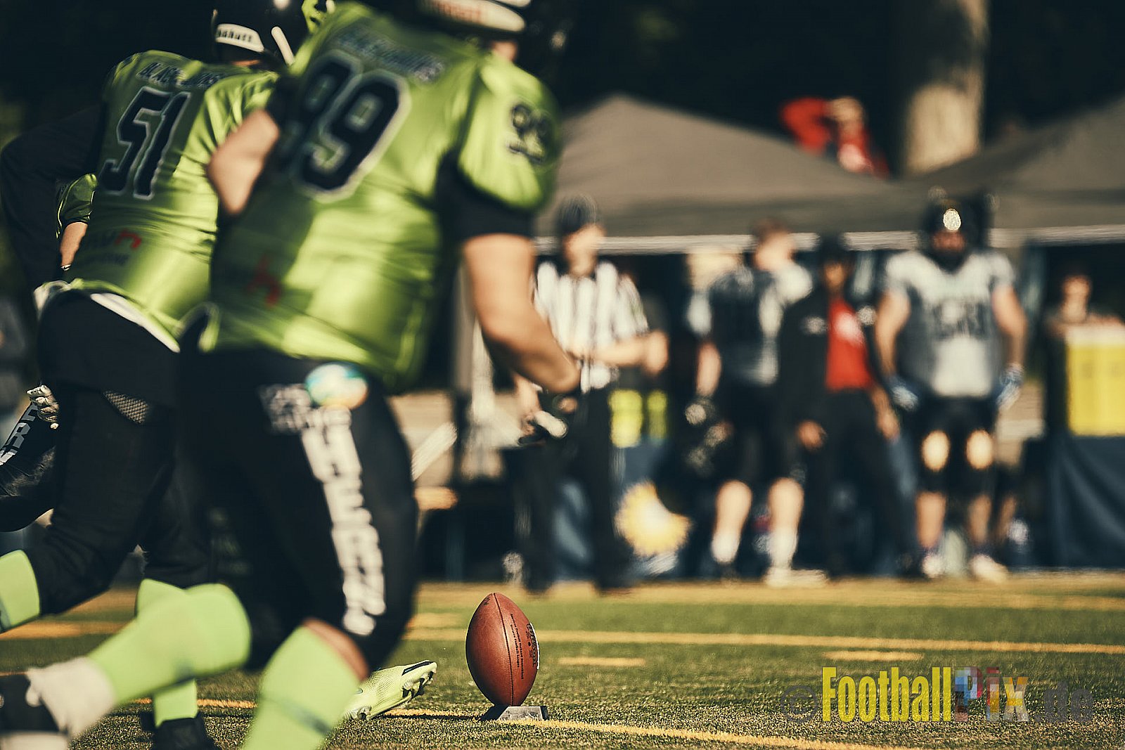 AFCV NRW Verbandsliga Ost Season 2022 Herne Black Barons vs. Minden Wolves am 25.09.2022 im Stadion Horststadion, Gartenstraße 12-16, 44625 Herne, Punkte Endstand 12 : 34.
[Bildnummer: 2022-09-25_0271] - HerneBlackBaronsMindenWolves