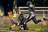 AFCV NRW Verbandsliga Ost Season 2022 Herne Black Barons vs. Minden Wolves am 25.09.2022 im Stadion Horststadion, Gartenstra&szlig;e 12-16, 44625 Herne, Punkte Endstand 12 : 34.[Bildnummer: 2022-09-25_0309] - HerneBlackBaronsMindenWolves