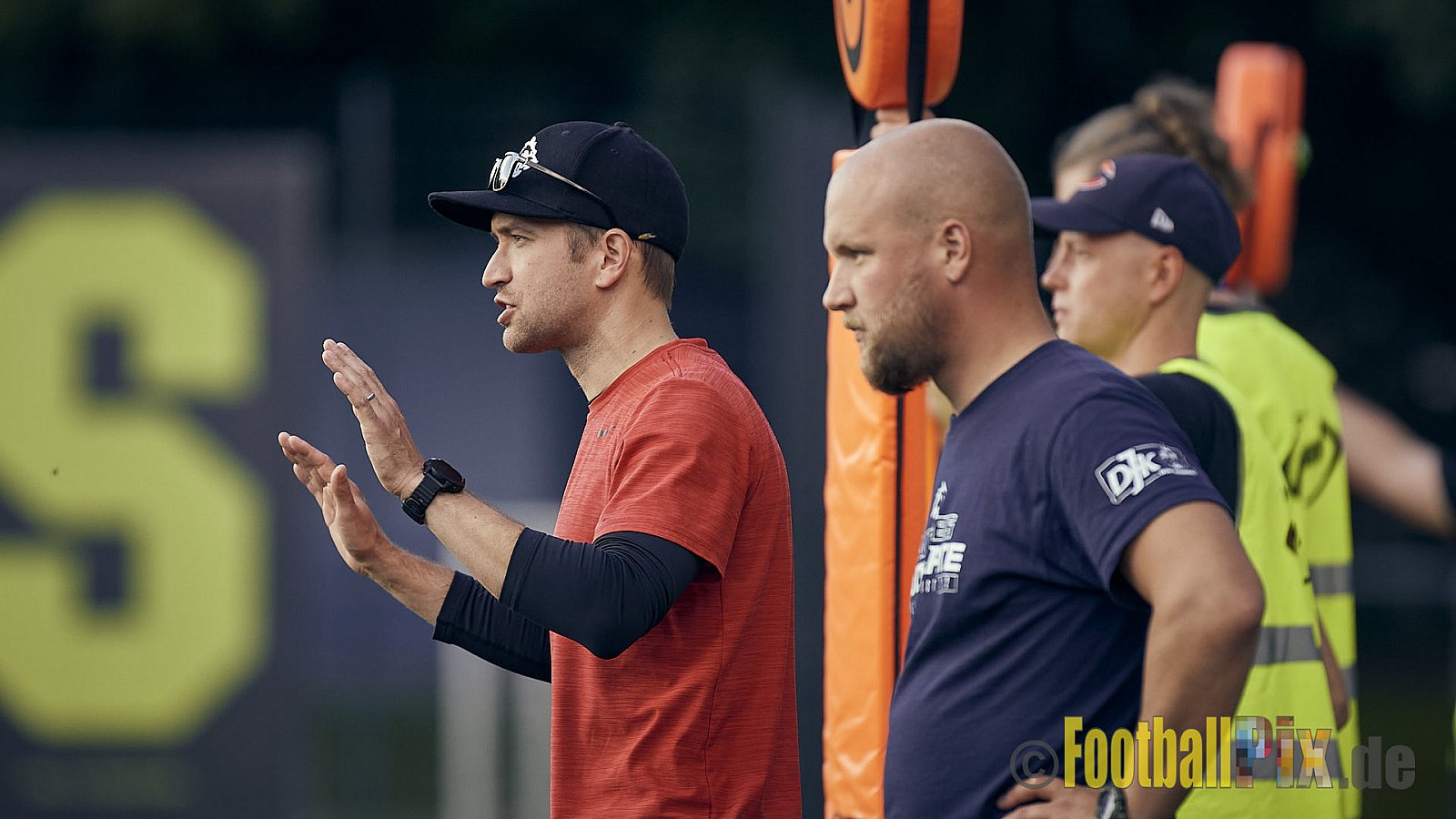 AFCV NRW Verbandsliga Ost Season 2022 Herne Black Barons vs. Minden Wolves am 25.09.2022 im Stadion Horststadion, Gartenstraße 12-16, 44625 Herne, Punkte Endstand 12 : 34.
[Bildnummer: 2022-09-25_0398] - HerneBlackBaronsMindenWolves