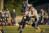 AFCV NRW Verbandsliga Ost Season 2022 Herne Black Barons vs. Minden Wolves am 25.09.2022 im Stadion Horststadion, Gartenstra&szlig;e 12-16, 44625 Herne, Punkte Endstand 12 : 34.[Bildnummer: 2022-09-25_0490] - HerneBlackBaronsMindenWolves