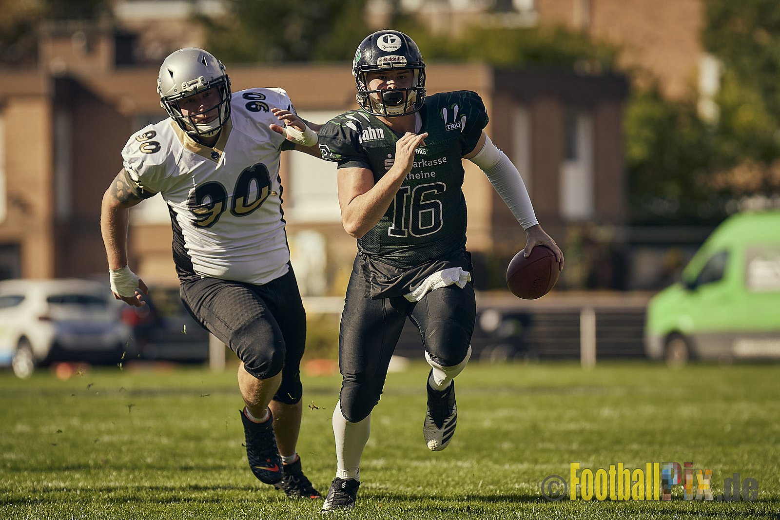 AFCV NRW Landesliga Season 2022 Rheine Raptors vs. Dorsten Reapers am 02.10.2022 im Stadion Jahnstadion, Schützenstraße, 48429 Rheine, Punkte Endstand 35 : 09.
[Bildnummer: 2022-10-02_0394] - RheineRaptorsVsDorstenReapers