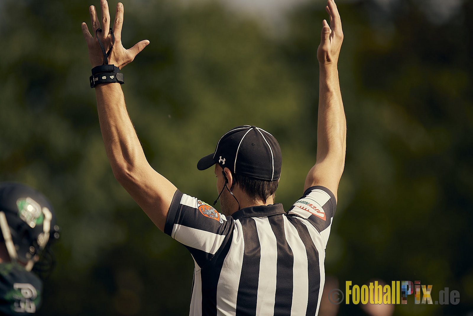AFCV NRW Landesliga Season 2022 Rheine Raptors vs. Dorsten Reapers am 02.10.2022 im Stadion Jahnstadion, Schützenstraße, 48429 Rheine, Punkte Endstand 35 : 09.
[Bildnummer: 2022-10-02_0497] - RheineRaptorsVsDorstenReapers