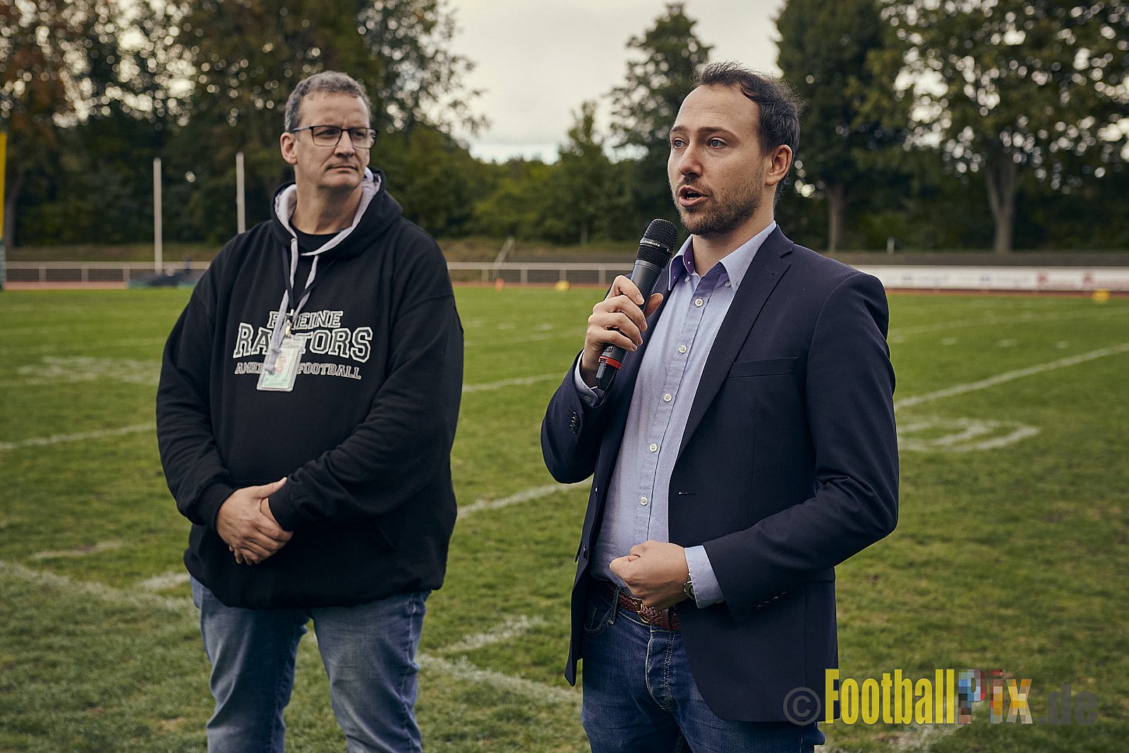 AFCV NRW Landesliga Season 2022 Rheine Raptors vs. Dorsten Reapers am 02.10.2022 im Stadion Jahnstadion, Schützenstraße, 48429 Rheine, Punkte Endstand 35 : 09.
[Bildnummer: 2022-10-02_0639] - RheineRaptorsVsDorstenReapers