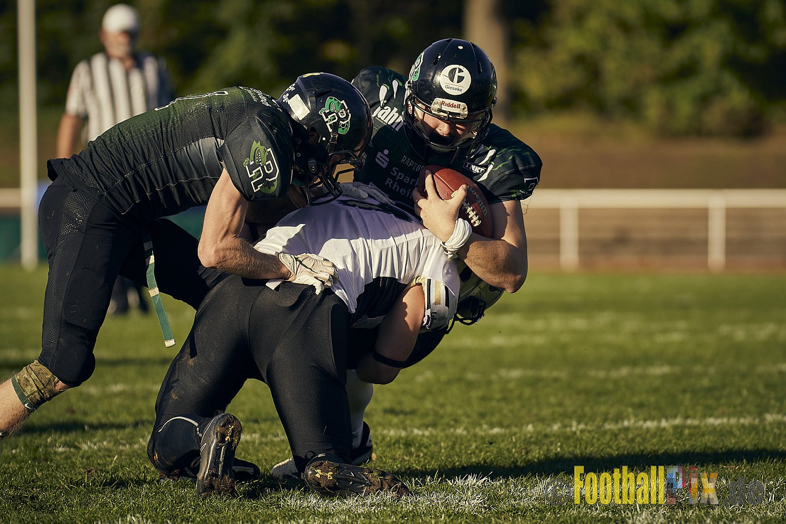 AFCV NRW Landesliga Season 2022 Rheine Raptors vs. Dorsten Reapers am 02.10.2022 im Stadion Jahnstadion, Schützenstraße, 48429 Rheine, Punkte Endstand 35 : 09.
[Bildnummer: 2022-10-02_0773] - RheineRaptorsVsDorstenReapers