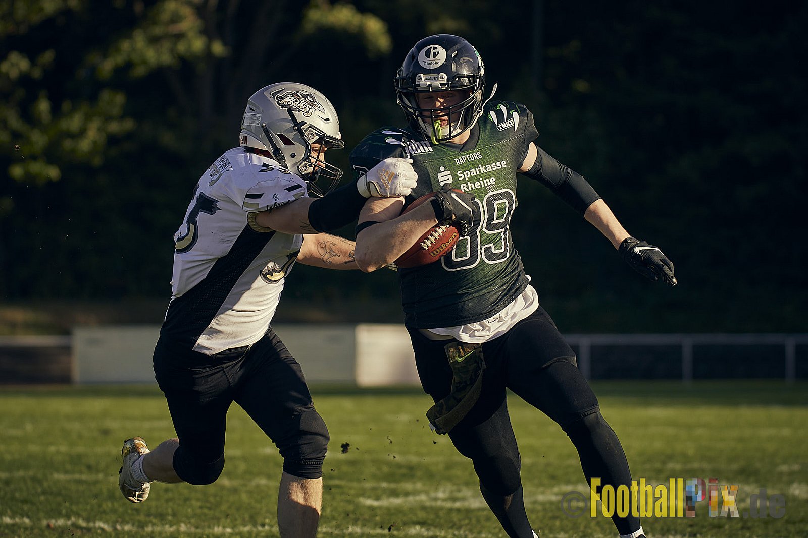 AFCV NRW Landesliga Season 2022 Rheine Raptors vs. Dorsten Reapers am 02.10.2022 im Stadion Jahnstadion, Schützenstraße, 48429 Rheine, Punkte Endstand 35 : 09.
[Bildnummer: 2022-10-02_0789] - RheineRaptorsVsDorstenReapers
