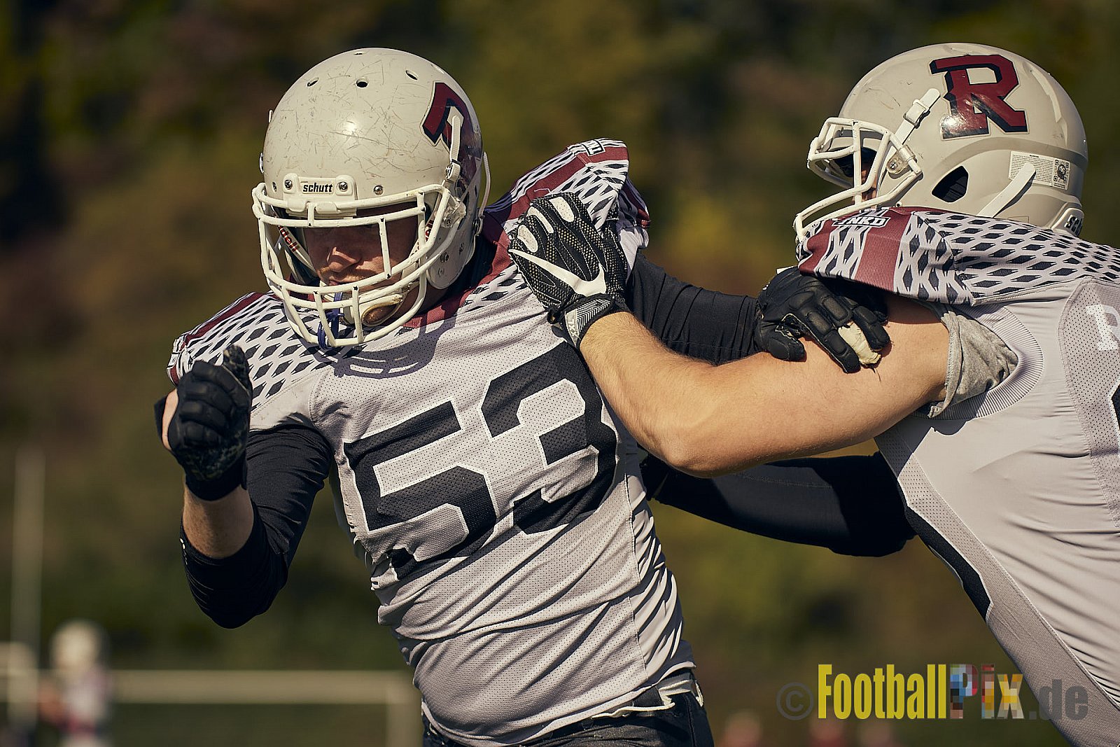 AFCV NRW Landesliga Season 2022 Iserlohn Titans vs. Bochum Rebels am 08.10.2022 im Stadion Hemberg-Stadion (Süd), Immermannstraße 10, 58636 Iserlohn, Punkte Endstand 13 : 03.
[Bildnummer: 2022-10-08_0021] - IserlohnTitansVsBochumRebels