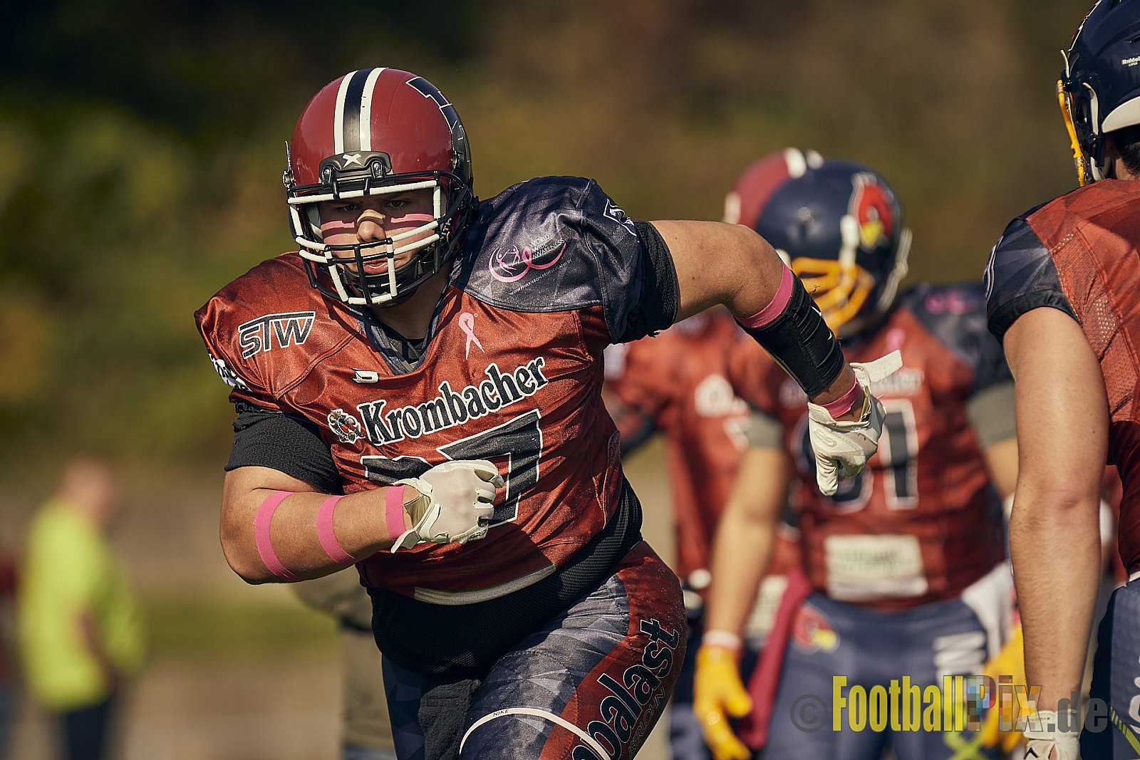 AFCV NRW Landesliga Season 2022 Iserlohn Titans vs. Bochum Rebels am 08.10.2022 im Stadion Hemberg-Stadion (Süd), Immermannstraße 10, 58636 Iserlohn, Punkte Endstand 13 : 03.
[Bildnummer: 2022-10-08_0033] - IserlohnTitansVsBochumRebels