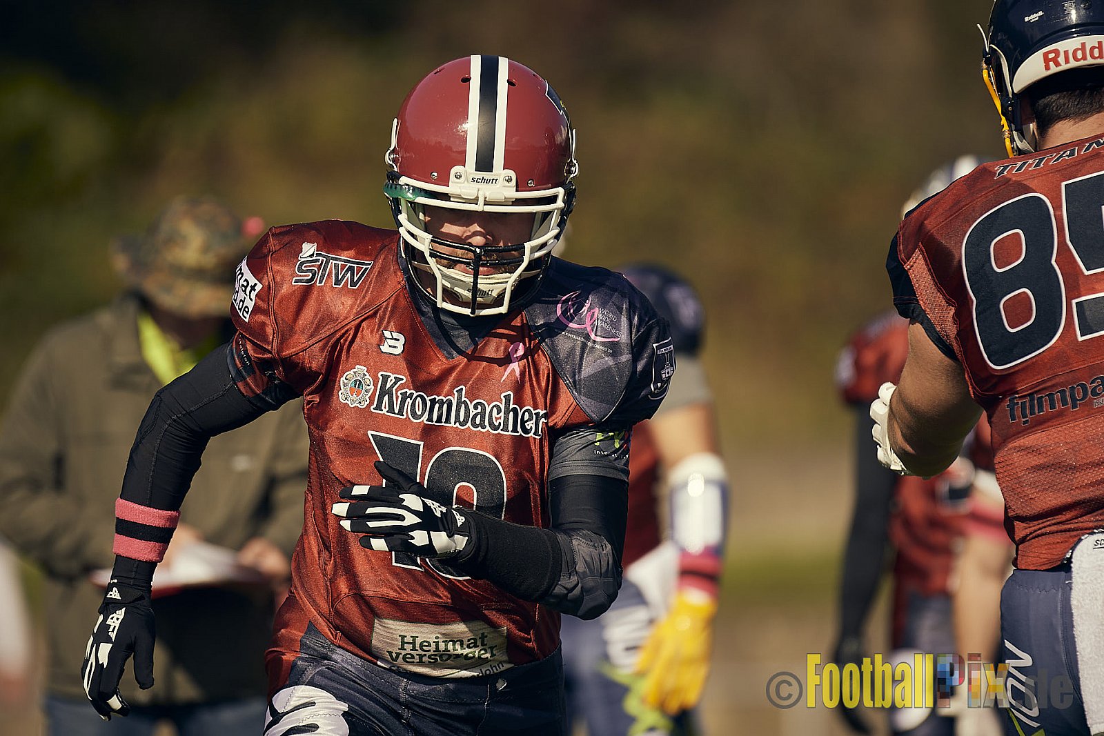 AFCV NRW Landesliga Season 2022 Iserlohn Titans vs. Bochum Rebels am 08.10.2022 im Stadion Hemberg-Stadion (Süd), Immermannstraße 10, 58636 Iserlohn, Punkte Endstand 13 : 03.
[Bildnummer: 2022-10-08_0054] - IserlohnTitansVsBochumRebels