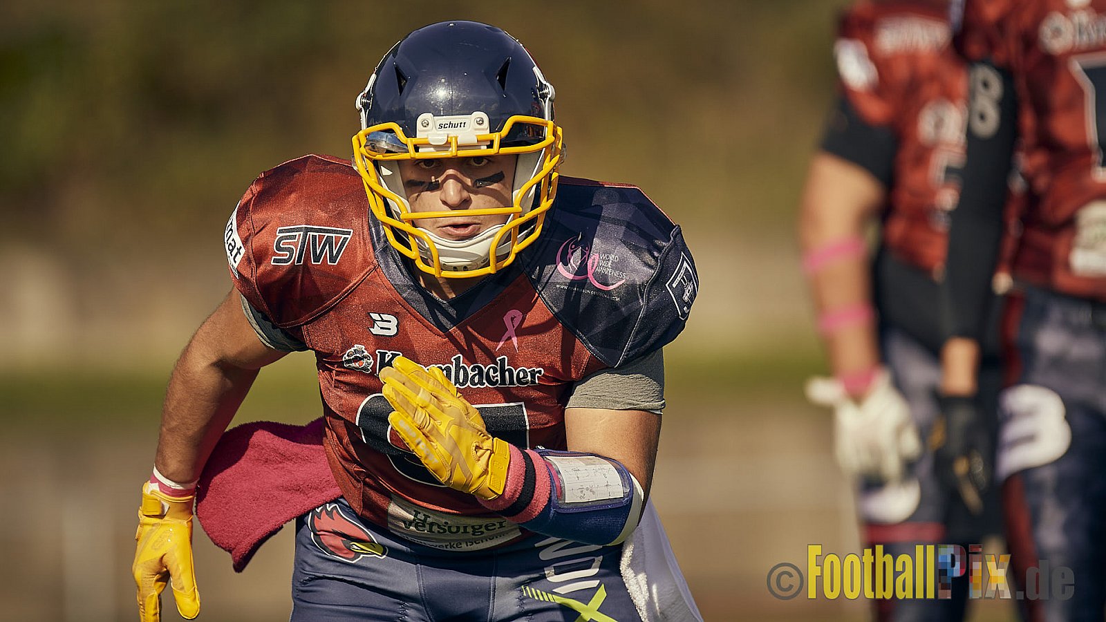 AFCV NRW Landesliga Season 2022 Iserlohn Titans vs. Bochum Rebels am 08.10.2022 im Stadion Hemberg-Stadion (Süd), Immermannstraße 10, 58636 Iserlohn, Punkte Endstand 13 : 03.
[Bildnummer: 2022-10-08_0060] - IserlohnTitansVsBochumRebels