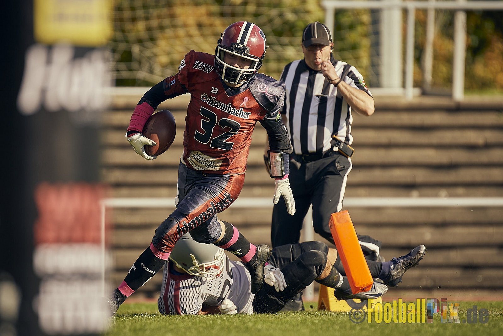 AFCV NRW Landesliga Season 2022 Iserlohn Titans vs. Bochum Rebels am 08.10.2022 im Stadion Hemberg-Stadion (Süd), Immermannstraße 10, 58636 Iserlohn, Punkte Endstand 13 : 03.
[Bildnummer: 2022-10-08_0290] - IserlohnTitansVsBochumRebels