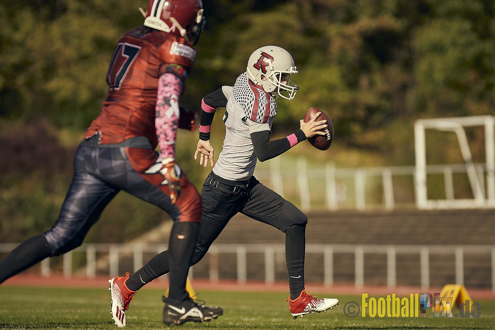 AFCV NRW Landesliga Season 2022 Iserlohn Titans vs. Bochum Rebels am 08.10.2022 im Stadion Hemberg-Stadion (Süd), Immermannstraße 10, 58636 Iserlohn, Punkte Endstand 13 : 03.
[Bildnummer: 2022-10-08_0355] - IserlohnTitansVsBochumRebels