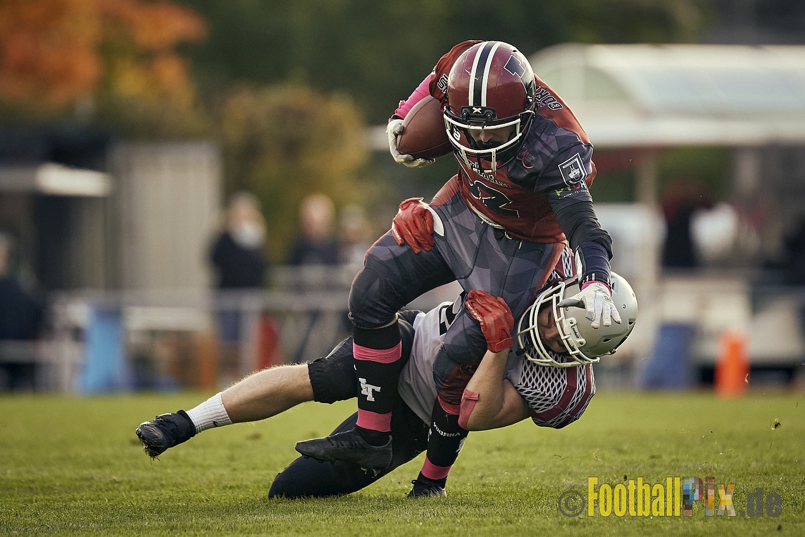 AFCV NRW Landesliga Season 2022 Iserlohn Titans vs. Bochum Rebels am 08.10.2022 im Stadion Hemberg-Stadion (Süd), Immermannstraße 10, 58636 Iserlohn, Punkte Endstand 13 : 03.
[Bildnummer: 2022-10-08_0508] - IserlohnTitansVsBochumRebels