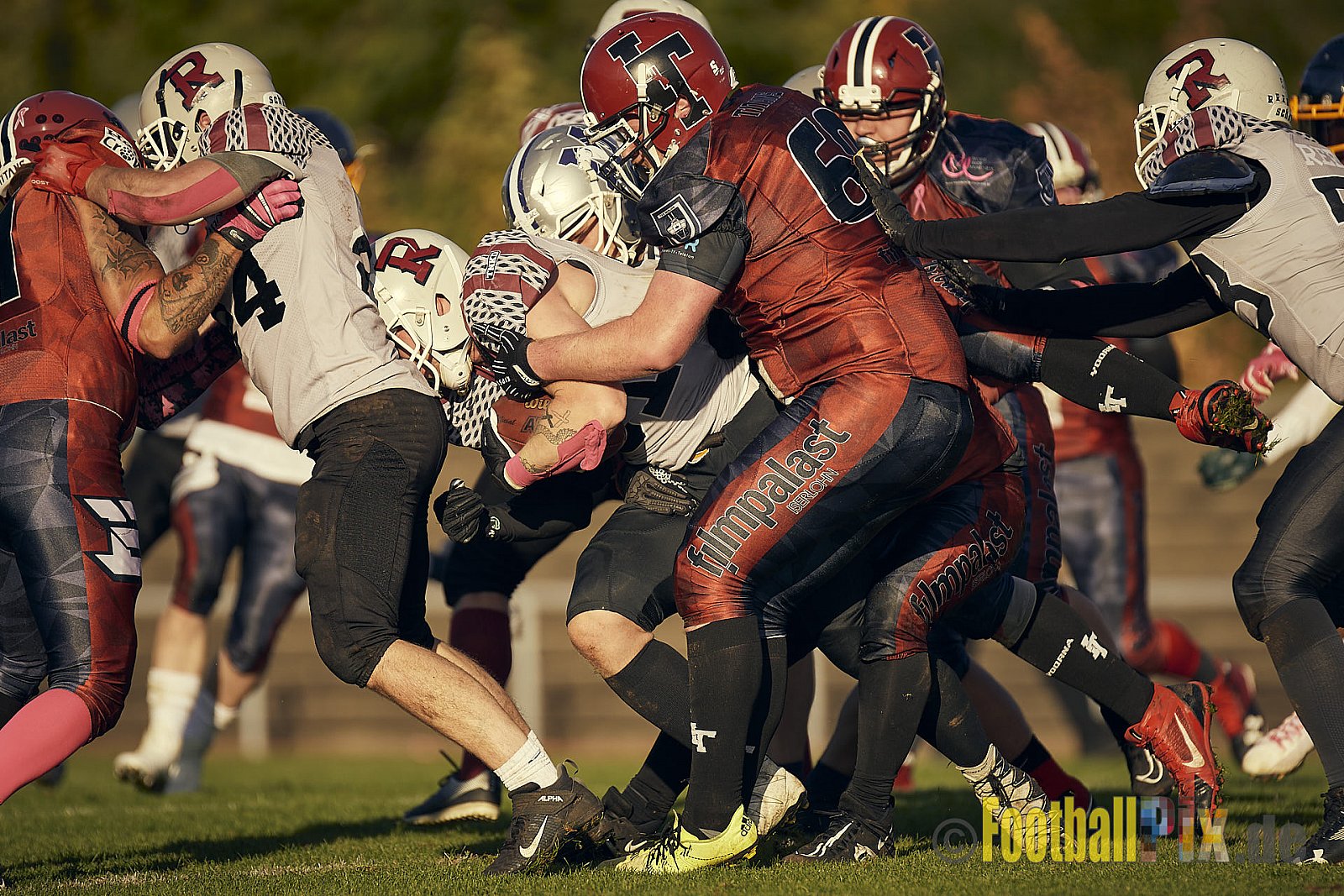 AFCV NRW Landesliga Season 2022 Iserlohn Titans vs. Bochum Rebels am 08.10.2022 im Stadion Hemberg-Stadion (Süd), Immermannstraße 10, 58636 Iserlohn, Punkte Endstand 13 : 03.
[Bildnummer: 2022-10-08_0591] - IserlohnTitansVsBochumRebels