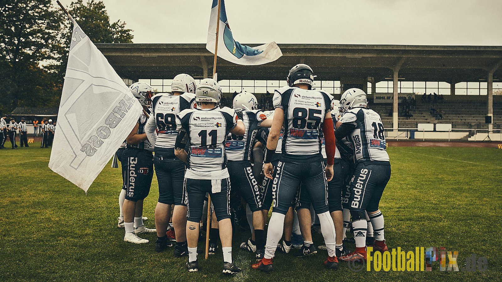 AFCV NRW Oberliga Season 2022 Remscheid Amboss vs. Krefeld Ravens am 15.10.2022 im Stadion Reinshagen Stadion, Wallburgstraße 25, 42857 Remscheid, Punkte Endstand 00 : 28.
[Bildnummer: 2022-10-15_0036] - RemscheidAmbossVsKrefeldRavens