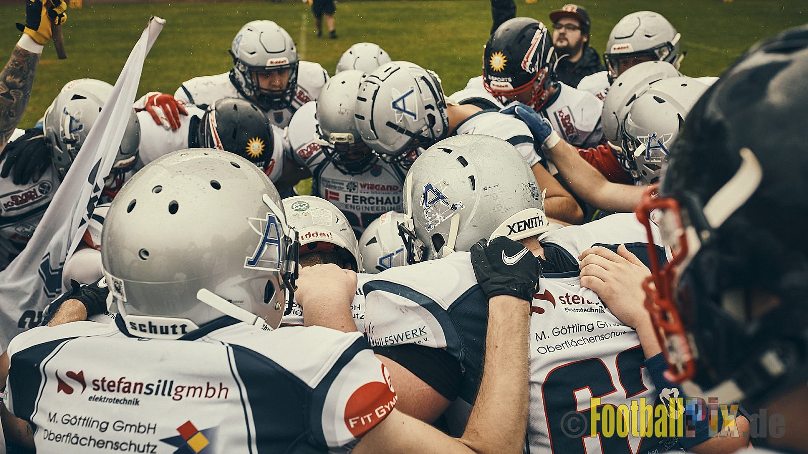 AFCV NRW Oberliga Season 2022 Remscheid Amboss vs. Krefeld Ravens am 15.10.2022 im Stadion Reinshagen Stadion, Wallburgstraße 25, 42857 Remscheid, Punkte Endstand 00 : 28.
[Bildnummer: 2022-10-15_0047] - RemscheidAmbossVsKrefeldRavens