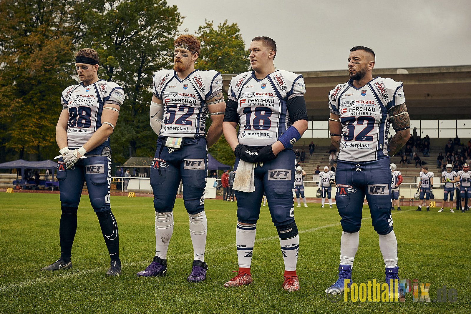 AFCV NRW Oberliga Season 2022 Remscheid Amboss vs. Krefeld Ravens am 15.10.2022 im Stadion Reinshagen Stadion, Wallburgstraße 25, 42857 Remscheid, Punkte Endstand 00 : 28.
[Bildnummer: 2022-10-15_0079] - RemscheidAmbossVsKrefeldRavens