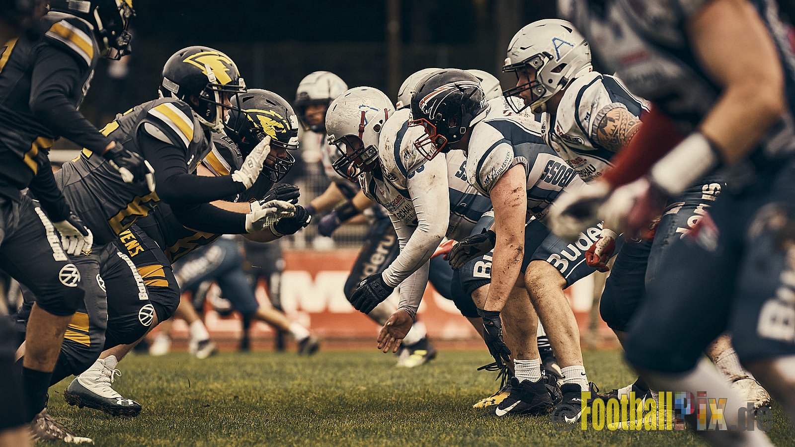 AFCV NRW Oberliga Season 2022 Remscheid Amboss vs. Krefeld Ravens am 15.10.2022 im Stadion Reinshagen Stadion, Wallburgstraße 25, 42857 Remscheid, Punkte Endstand 00 : 28.
[Bildnummer: 2022-10-15_0699] - RemscheidAmbossVsKrefeldRavens