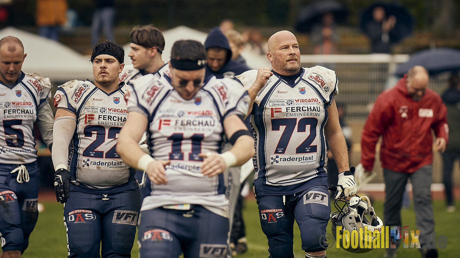 AFCV NRW Oberliga Season 2022 Remscheid Amboss vs. Krefeld Ravens am 15.10.2022 im Stadion Reinshagen Stadion, Wallburgstraße 25, 42857 Remscheid, Punkte Endstand 00 : 28.
[Bildnummer: 2022-10-15_0866] - RemscheidAmbossVsKrefeldRavens