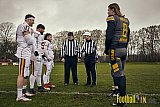 Preseason Game 2023 Krefeld Ravens vs. Troisdorf Jets am 25.03.2023 im Stadion BSA Spr&ouml;dental. Die Adresse: BeziBSA Spr&ouml;dental, Spr&ouml;dentalstr. 15, 47799 Krefeld. Punkte Endstand 12 : 07. Bildnummer: 2023-03-25_0056 - KrefeldRavensVsTroisdorfJets