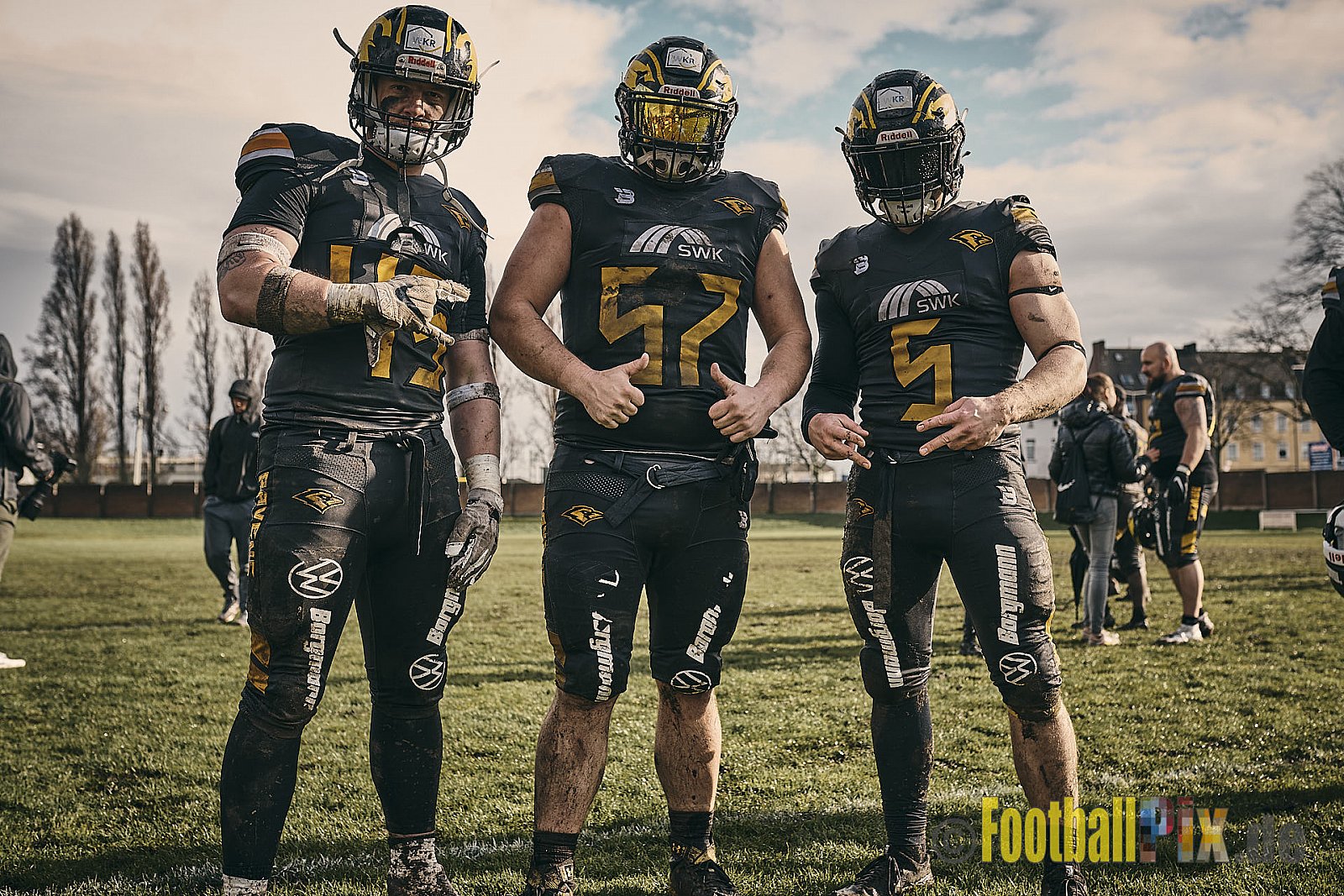 Preseason Game 2023 Krefeld Ravens vs. Troisdorf Jets am 25.03.2023 im Stadion BSA Sprödental. Die Adresse: BeziBSA Sprödental, Sprödentalstr. 15, 47799 Krefeld. Punkte Endstand 12 : 07. Bildnummer: 2023-03-25_0432 - KrefeldRavensVsTroisdorfJets