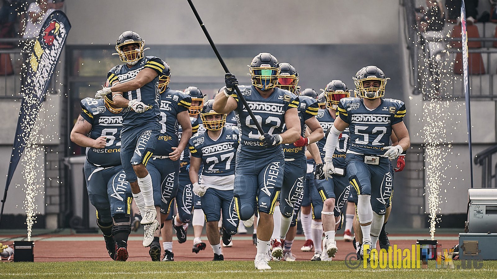 AFCV Regionalliga Season 2023 Essen Assindia Cardinals vs. Bonn Gamecocks am 21.05.2023 im Stadion am Hallo, Hallostraße 50, 45141 Essen, Punkte Endstand: 20 : 28
[Bildnummer: 2023-05-21_0007] - EssenAssindiaCardinalsVsBonnGamecocks