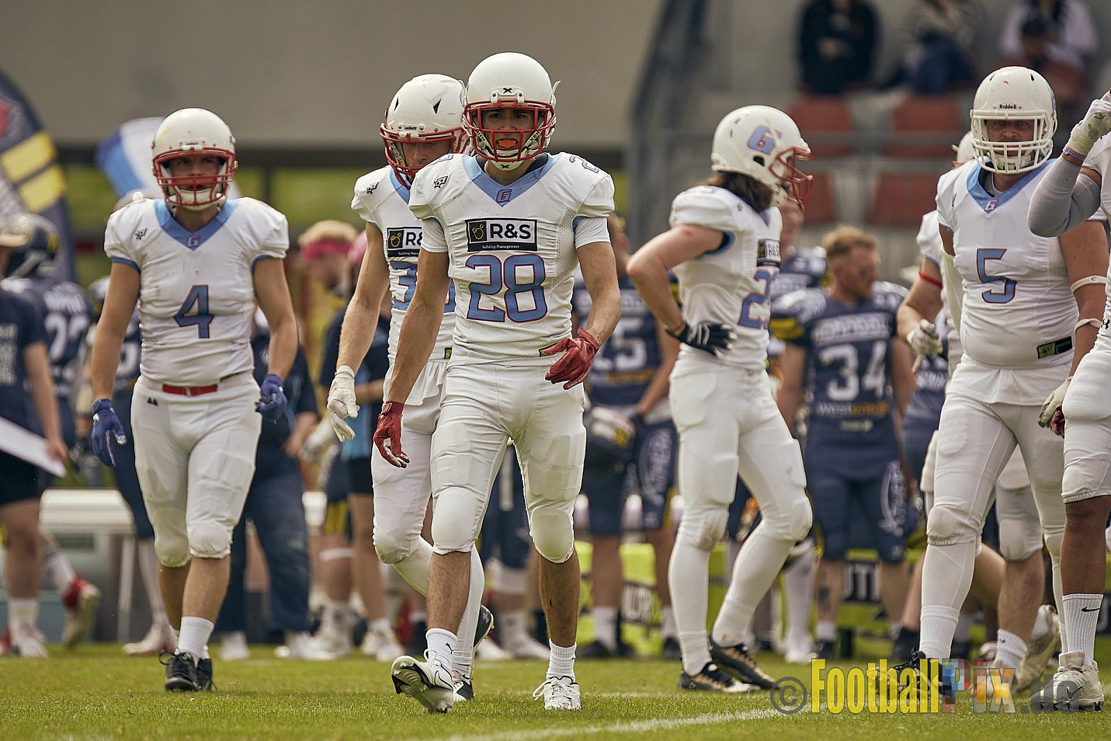 AFCV Regionalliga Season 2023 Essen Assindia Cardinals vs. Bonn Gamecocks am 21.05.2023 im Stadion am Hallo, Hallostraße 50, 45141 Essen, Punkte Endstand: 20 : 28
[Bildnummer: 2023-05-21_0110] - EssenAssindiaCardinalsVsBonnGamecocks