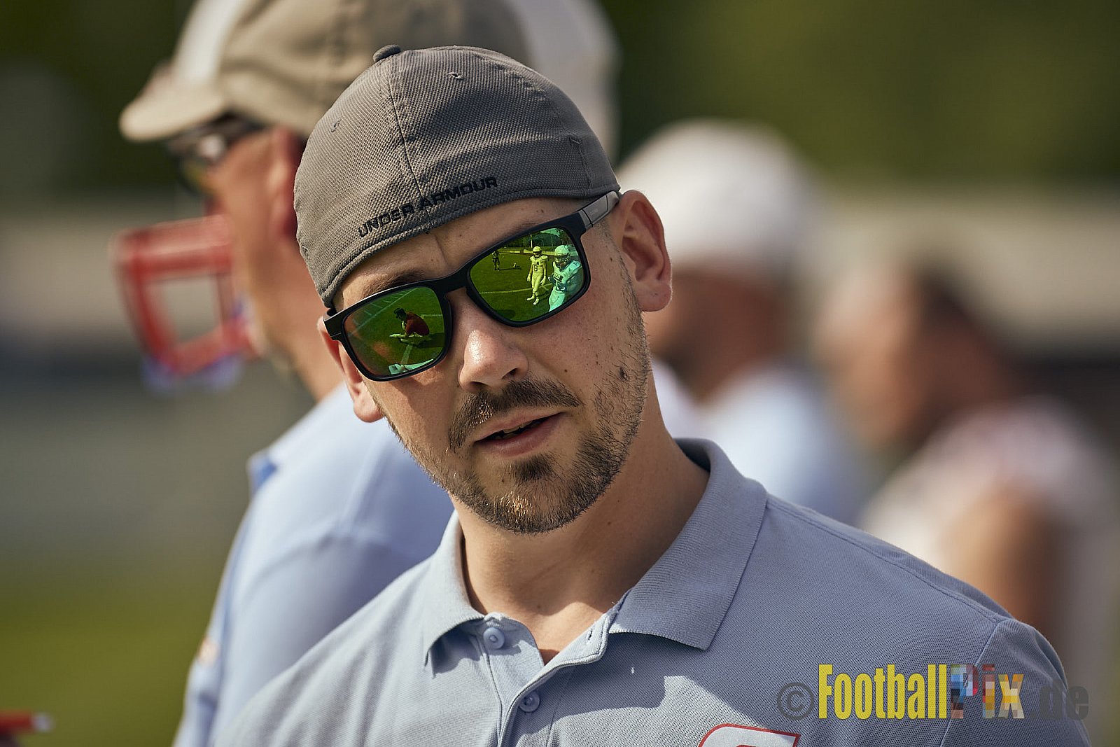 AFCV Regionalliga Season 2023 Essen Assindia Cardinals vs. Bonn Gamecocks am 21.05.2023 im Stadion am Hallo, Hallostraße 50, 45141 Essen, Punkte Endstand: 20 : 28
[Bildnummer: 2023-05-21_0377] - EssenAssindiaCardinalsVsBonnGamecocks