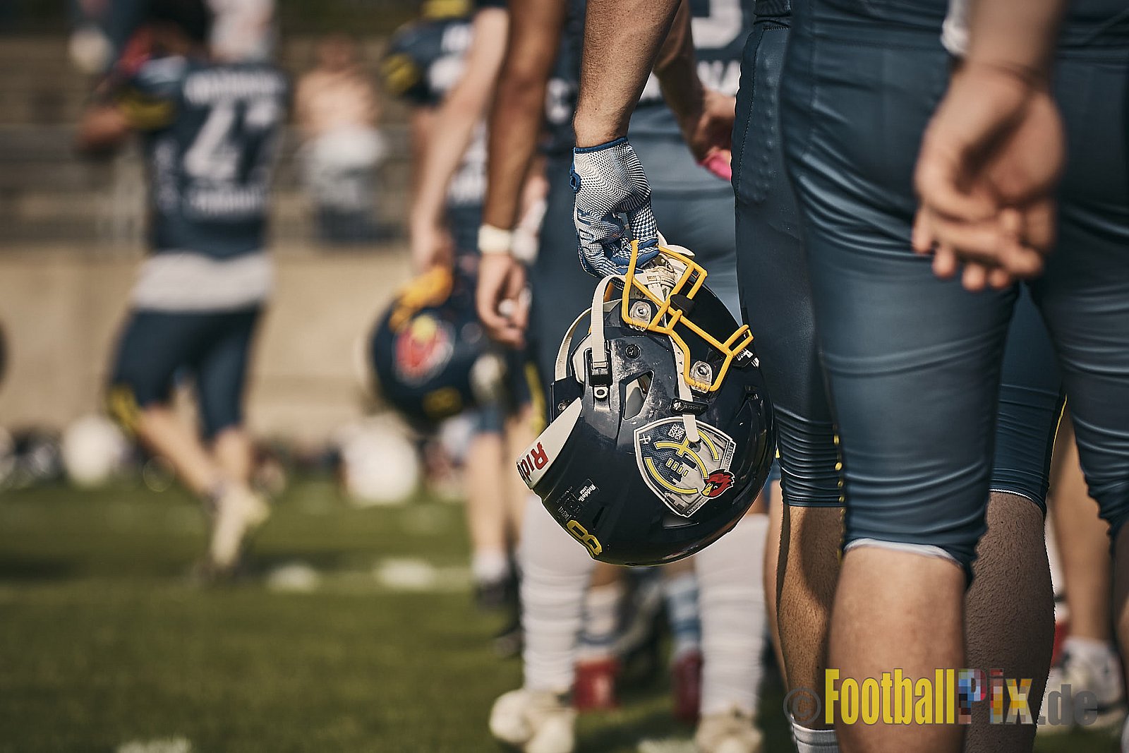 AFCV Regionalliga Season 2023 Essen Assindia Cardinals vs. Bonn Gamecocks am 21.05.2023 im Stadion am Hallo, Hallostraße 50, 45141 Essen, Punkte Endstand: 20 : 28
[Bildnummer: 2023-05-21_0404] - EssenAssindiaCardinalsVsBonnGamecocks