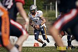 Spiel der GFL2 Season 2023 Düsseldorf Panther vs. Rostock Griffins am 17.06.2023 im Stadion VfL Benrath, Karl-Hohmann-Straße 70, 40597 Düsseldorf. Punkte Endstand 46 : 26. 
Bildnummer: 2023-06-17_0352 - DPantherVsRostockGriffins