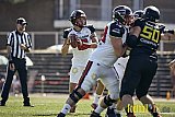 Spiel der GFL2 Season 2023 D&uuml;sseldorf Panther vs. M&uuml;nster Blackhawks am 08.07.2023 im Stadion VfL Benrath, Karl-Hohmann-Stra&szlig;e 70, 40597 D&uuml;sseldorf. Punkte Endstand 39 : 0. Bildnummer: 2023-07-08_0083 - DPantherVsMsBlackhawks