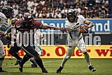 Die 6.Spielwoche der European League of Football (ELF) Season 2023 Rhein Fire vs. Munich Ravens am 09.07.2023 im Stadion Schauinsland-Reisen-Arena, Margaretenstra&szlig;e 5-7, 47055 Duisburg. Punkte Endstand 39 : 25. Bildnummer: 2023-07-09_0839 - ELF MunichRavens@RheinFire