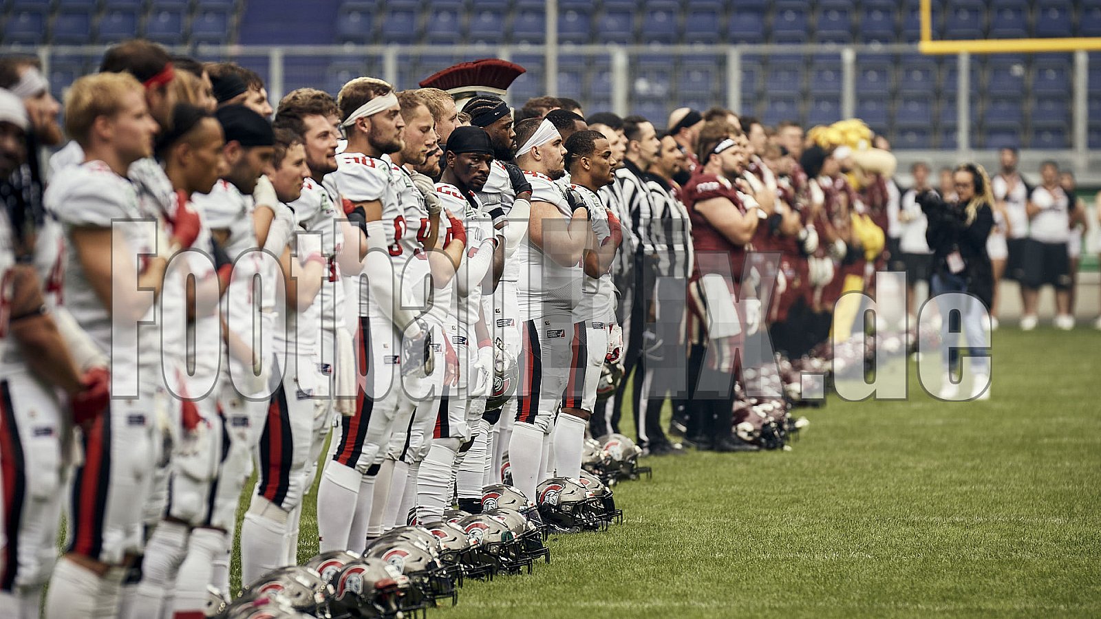 Die 8. Spielwoche der European League of Football (ELF) Season 2023 Rhein Fire vs. Cologne Centurions am 23.07.2023 im Stadion Schauinsland-Reisen-Arena, Margaretenstraße 5-7, 47055 Duisburg. Punkte Endstand 62 : 03. 
Bildnummer: 2023-07-23_0163 - ELF CologneCenturions@RheinFire