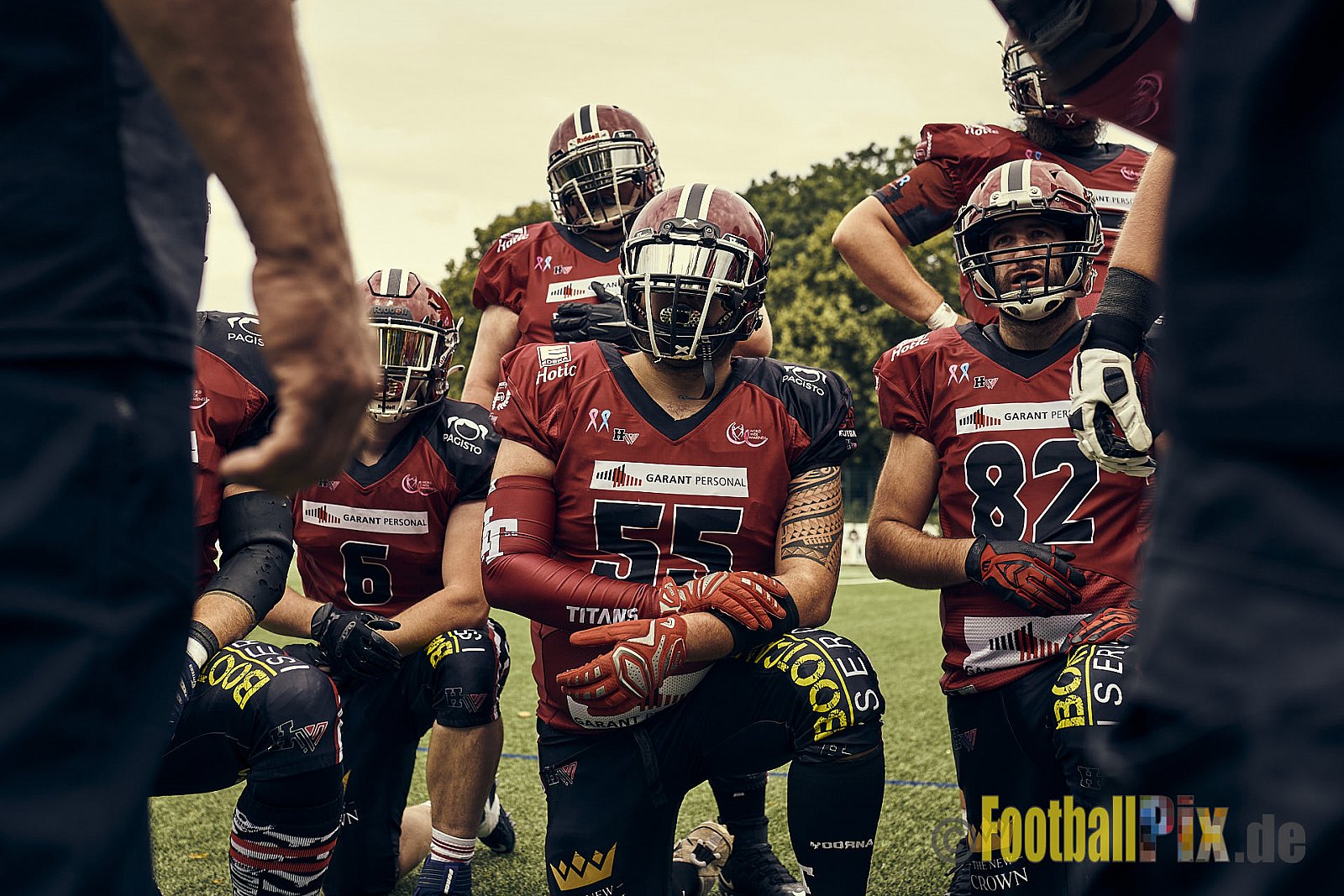 AFCV Landesliga NRW Season 2023 Iserlohn Titans vs. Lüdenscheid Lightnings am 5.08.2023 im Stadion inceptum-Stadion am Seilersee, Seeuferstraße 26, 58636 Iserlohn. Punkte Endstand 18 : 28. 
Bildnummer: 2023-08-05_0038 - IserlohnTitansVsLuedenscheidLightnings