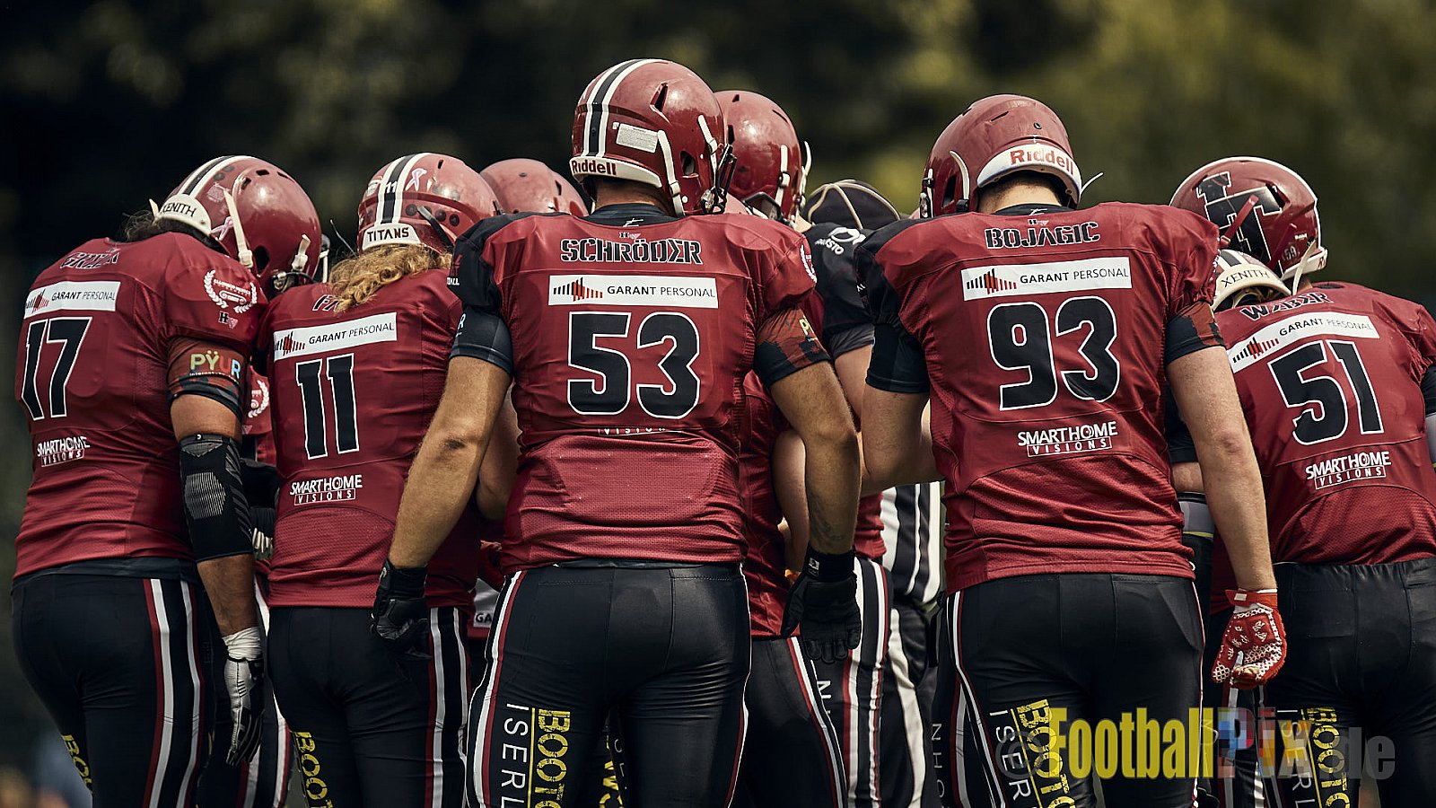 AFCV Landesliga NRW Season 2023 Iserlohn Titans vs. Lüdenscheid Lightnings am 5.08.2023 im Stadion inceptum-Stadion am Seilersee, Seeuferstraße 26, 58636 Iserlohn. Punkte Endstand 18 : 28. 
Bildnummer: 2023-08-05_0095 - IserlohnTitansVsLuedenscheidLightnings
