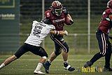 AFCV Landesliga NRW Season 2023 Iserlohn Titans vs. Lüdenscheid Lightnings am 5.08.2023 im Stadion inceptum-Stadion am Seilersee, Seeuferstraße 26, 58636 Iserlohn. Punkte Endstand 18 : 28. 
Bildnummer: 2023-08-05_0172 - IserlohnTitansVsLuedenscheidLightnings
