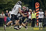 AFCV Landesliga NRW Season 2023 Iserlohn Titans vs. Lüdenscheid Lightnings am 5.08.2023 im Stadion inceptum-Stadion am Seilersee, Seeuferstraße 26, 58636 Iserlohn. Punkte Endstand 18 : 28. 
Bildnummer: 2023-08-05_0235 - IserlohnTitansVsLuedenscheidLightnings
