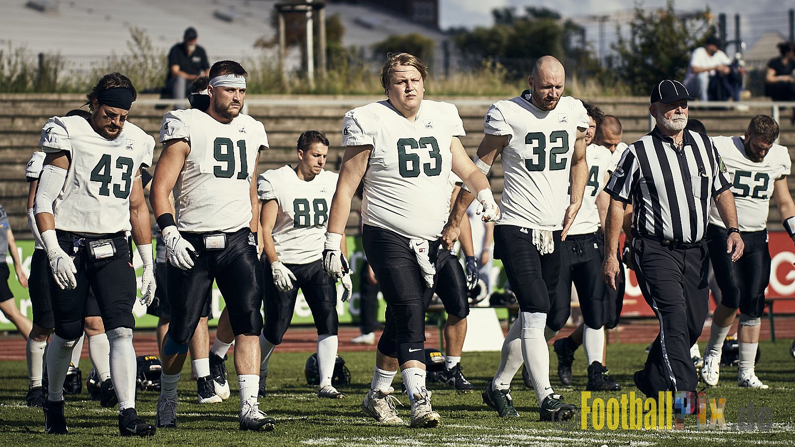 Ligaspiel der GFL2 Season 2023 Düsseldorf Panther vs. Oldenburg Knights am 12.08.2023 im Stadion VfL Benrath, Karl-Hohmann-Straße 70, 40597 Düsseldorf. Punkte Endstand 6 : 8.
Bildnummer: 2023-08-12_0063 - DPantherVsOldenburgKnights