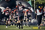Ligaspiel der GFL2 Season 2023 Düsseldorf Panther vs. Langenfeld Longhorns am 26.08.2023 im Stadion VfL Benrath, Karl-Hohmann-Straße 70, 40597 Düsseldorf. Punkte Endstand 14 : 6 (7:0/7:0/0:0/0:6). 
Bildnummer: 2023-08-26_0006 - DPantherVsLangenfeldLonghorns