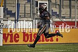 Das Halbfinale der European League of Football (ELF) Season 2023 Rhein Fire vs. Frankfurt Galaxy am 17.09.2023 im Stadion Schauinsland-Reisen-Arena, Margaretenstra&szlig;e 5-7, 47055 Duisburg. Punkte Endstand 42 : 23. Bildnummer: 2023-09-17_1141 - FrankfurtGalaxy@RheinFire