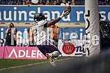 Das Halbfinale der European League of Football (ELF) Season 2023 Rhein Fire vs. Frankfurt Galaxy am 17.09.2023 im Stadion Schauinsland-Reisen-Arena, Margaretenstra&szlig;e 5-7, 47055 Duisburg. Punkte Endstand 42 : 23. Bildnummer: 2023-09-17_1229 - FrankfurtGalaxy@RheinFire