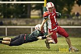 AFCV Verbandsliga Season 2024 Rheine Raptors vs. Gelsenkirchen Devils am 28.04.2024 im Jahnstadion, Schützenstraße, 48429 Rheine, Punkte Endstand 28 : 31.
[Bildnummer: 2024-04-28_0122] - RheineRaptorsVsGelsenkirchenDevils