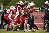 AFCV Verbandsliga Season 2024 Rheine Raptors vs. Gelsenkirchen Devils am 28.04.2024 im Jahnstadion, Schützenstraße, 48429 Rheine, Punkte Endstand 28 : 31.
[Bildnummer: 2024-04-28_0448] - RheineRaptorsVsGelsenkirchenDevils