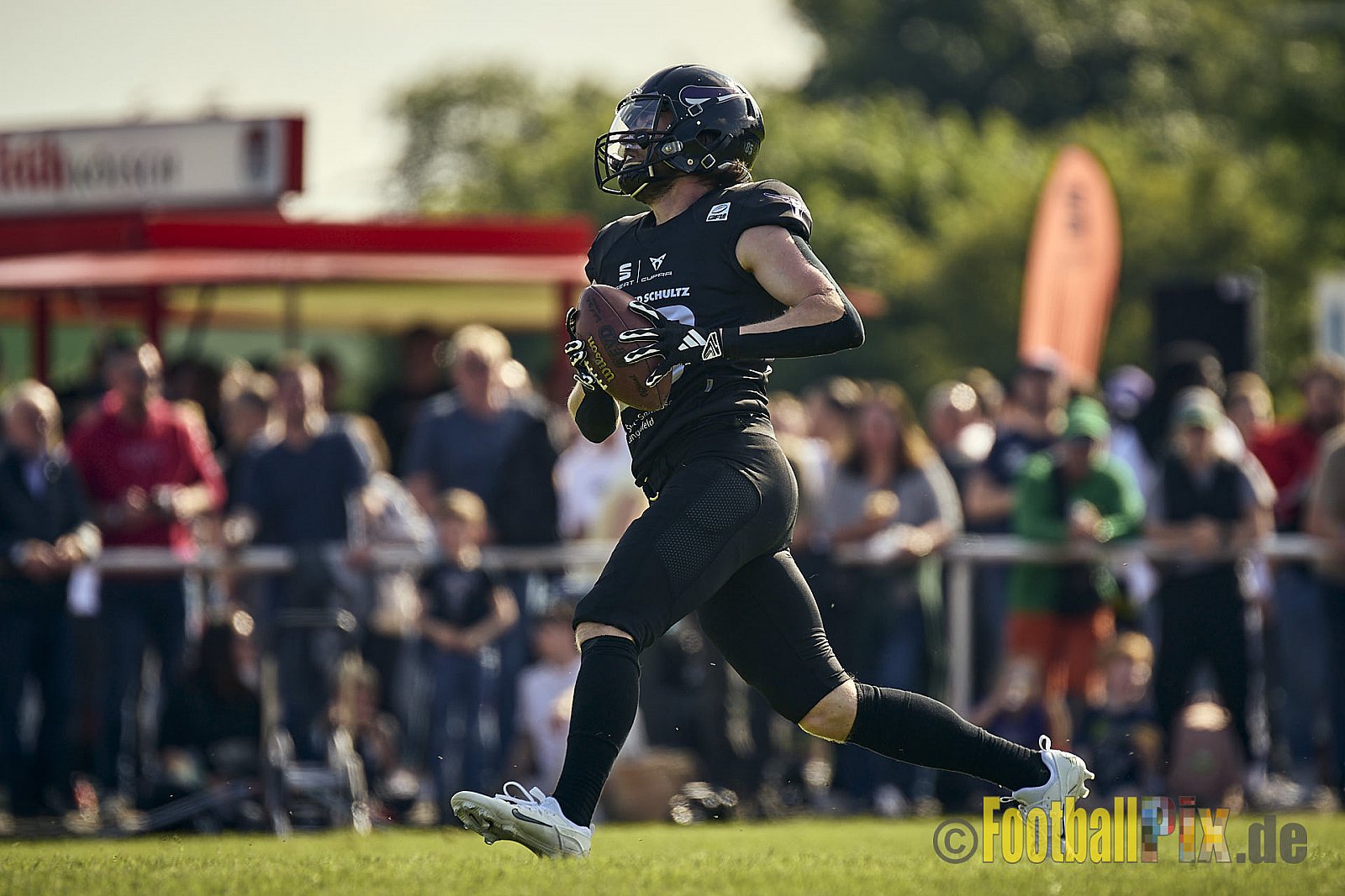 GFL2 Season 2024 Langenfeld Longhorns vs. Düsseldorf Panther am 25.05.2024 im Jahnstadion Langenfeld, Jahnstraße 4, 40764 Langenfeld (Rheinland). Punkte Endstand 16 : 07.
[Bildnummer: 2024-05-25_0379] - LangenfeldLonghornsVsDdorfPanther