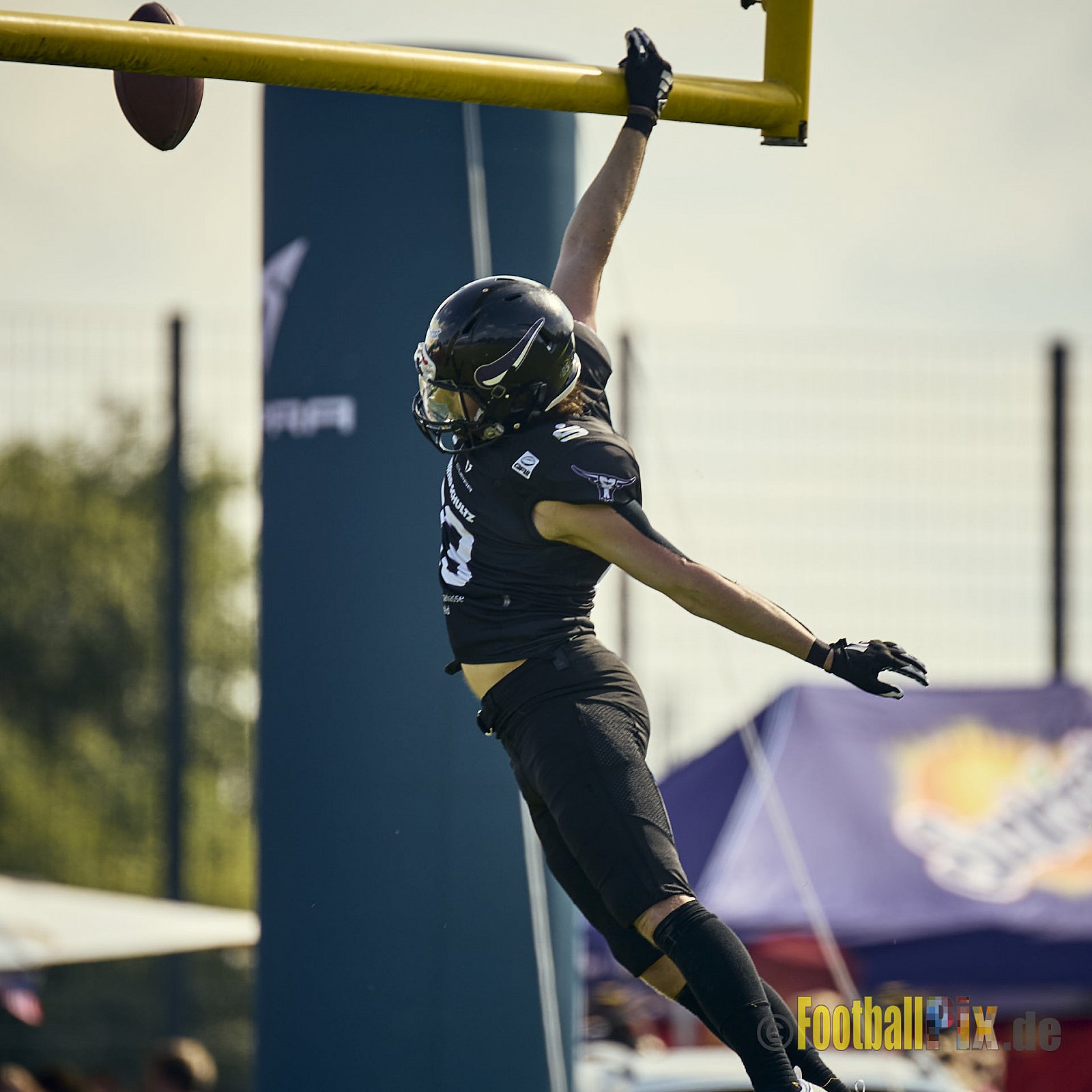 GFL2 Season 2024 Langenfeld Longhorns vs. Düsseldorf Panther am 25.05.2024 im Jahnstadion Langenfeld, Jahnstraße 4, 40764 Langenfeld (Rheinland). Punkte Endstand 16 : 07.
[Bildnummer: 2024-05-25_0383] - LangenfeldLonghornsVsDdorfPanther