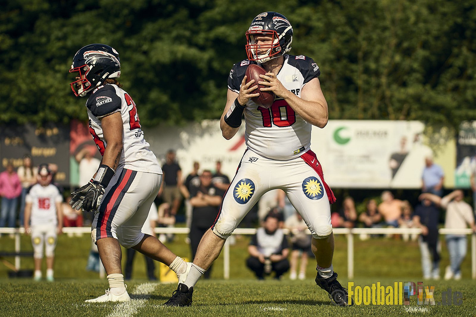GFL2 Season 2024 Langenfeld Longhorns vs. Düsseldorf Panther am 25.05.2024 im Jahnstadion Langenfeld, Jahnstraße 4, 40764 Langenfeld (Rheinland). Punkte Endstand 16 : 07.
[Bildnummer: 2024-05-25_0391] - LangenfeldLonghornsVsDdorfPanther