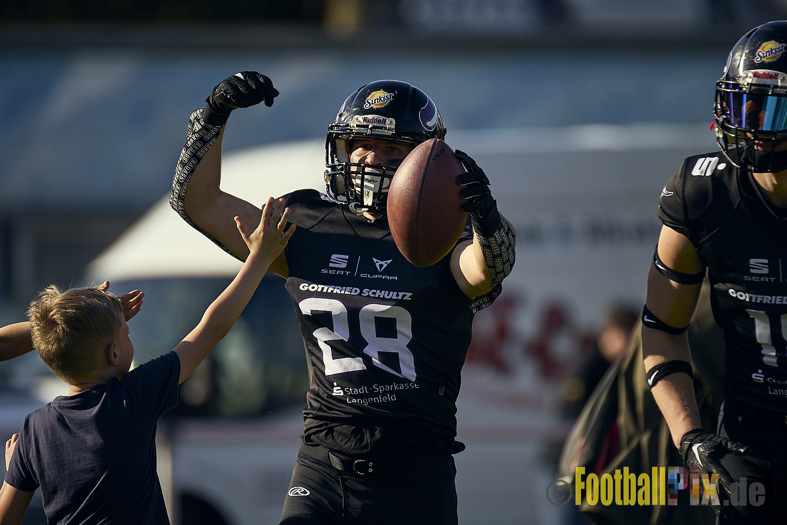 GFL2 Season 2024 Langenfeld Longhorns vs. Düsseldorf Panther am 25.05.2024 im Jahnstadion Langenfeld, Jahnstraße 4, 40764 Langenfeld (Rheinland). Punkte Endstand 16 : 07.
[Bildnummer: 2024-05-25_0561] - LangenfeldLonghornsVsDdorfPanther