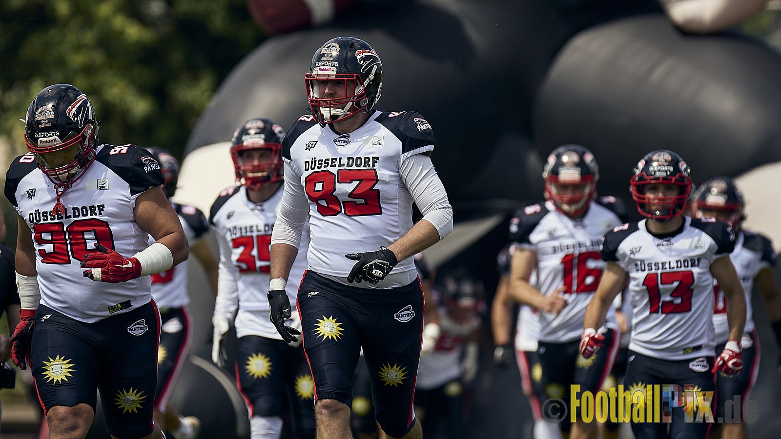 GFL2 Season 2024 Düsseldorf Panther vs. Bielefeld Bulldogs am 09.06.2024 im Bezirks Sportanlage Benrath, Nürnberger Straße, Benrath, Stadtbezirk 9, Dusseldorf, North Rhine – Westphalia, 40599, Germany. Punkte Endstand 30 : 0. - DPantherVsBielefeldBulldogs