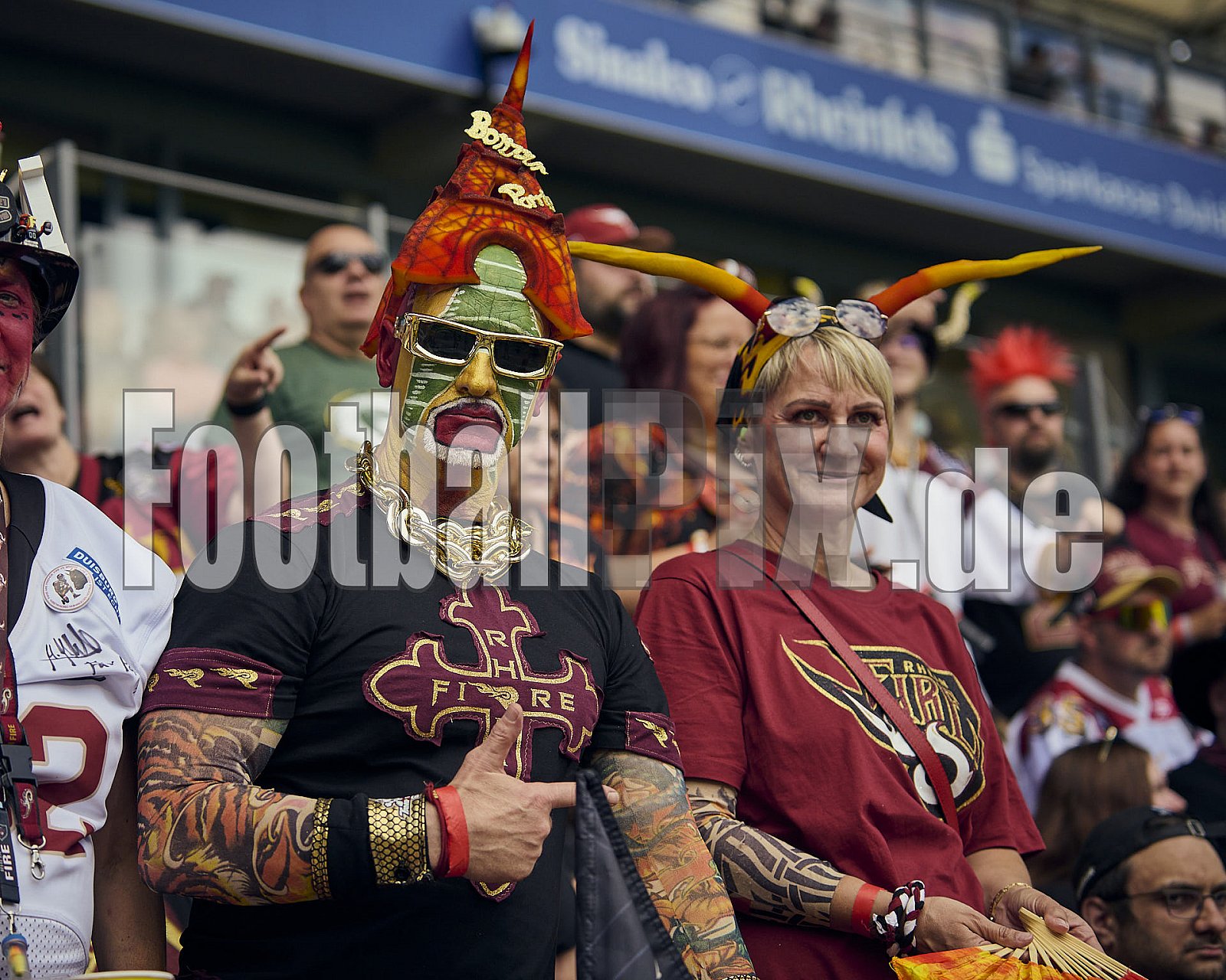 10.Spielwoche der European League of Football (ELF) Season 2024 Paris Musketeers at Rhein Fire am 28.07.2024 im Stadion Schauinsland-Reisen-Arena, Margaretenstraße 5-7, 47055 Duisburg. Spiel Endstand 06 : 38. Bildnummer: 2024-07-28_0724 - Elf ParisMusketeersAtRheinFire
