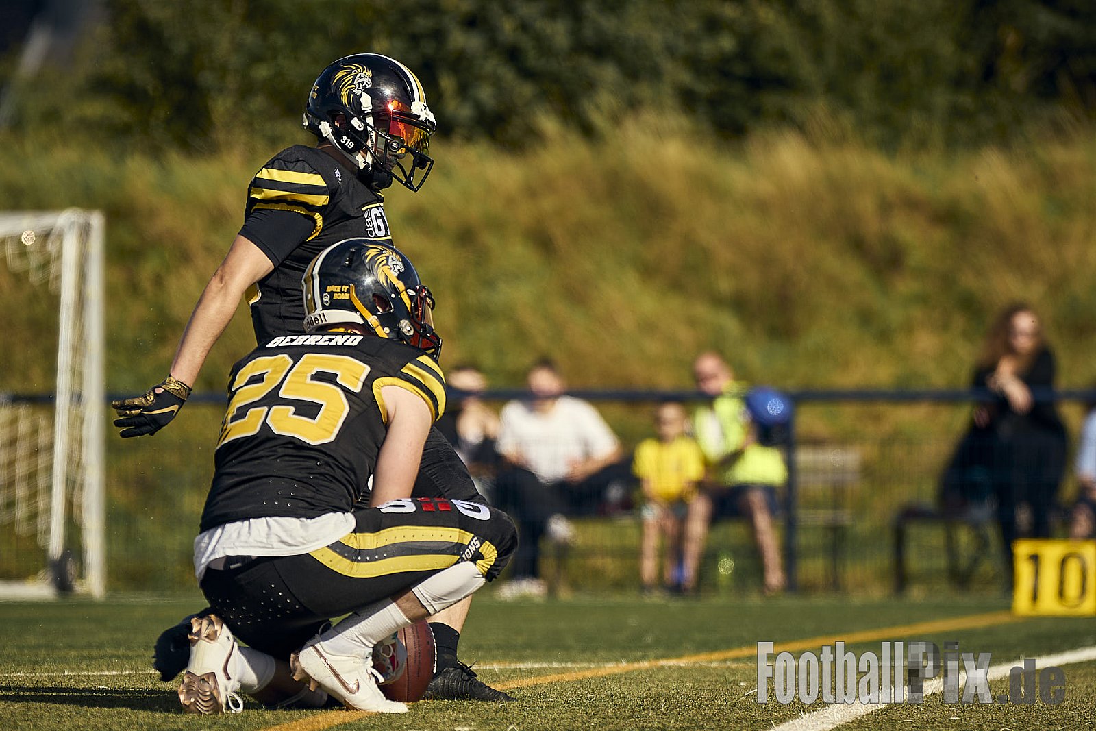 AFCV Landesliga NRW Season 2024 Euskirchen Lions vs. Herne Black Barons am 08.09.2024 im Stadion Sportanlage Stotzheim, Gertrudenhof, Stotzheim, 53879 Euskirchen, Punkte Endstand 51 : 0.
[Bildnummer: 2024-09-08_0513] - EuskirchenLionsVsHerneBlackBarons