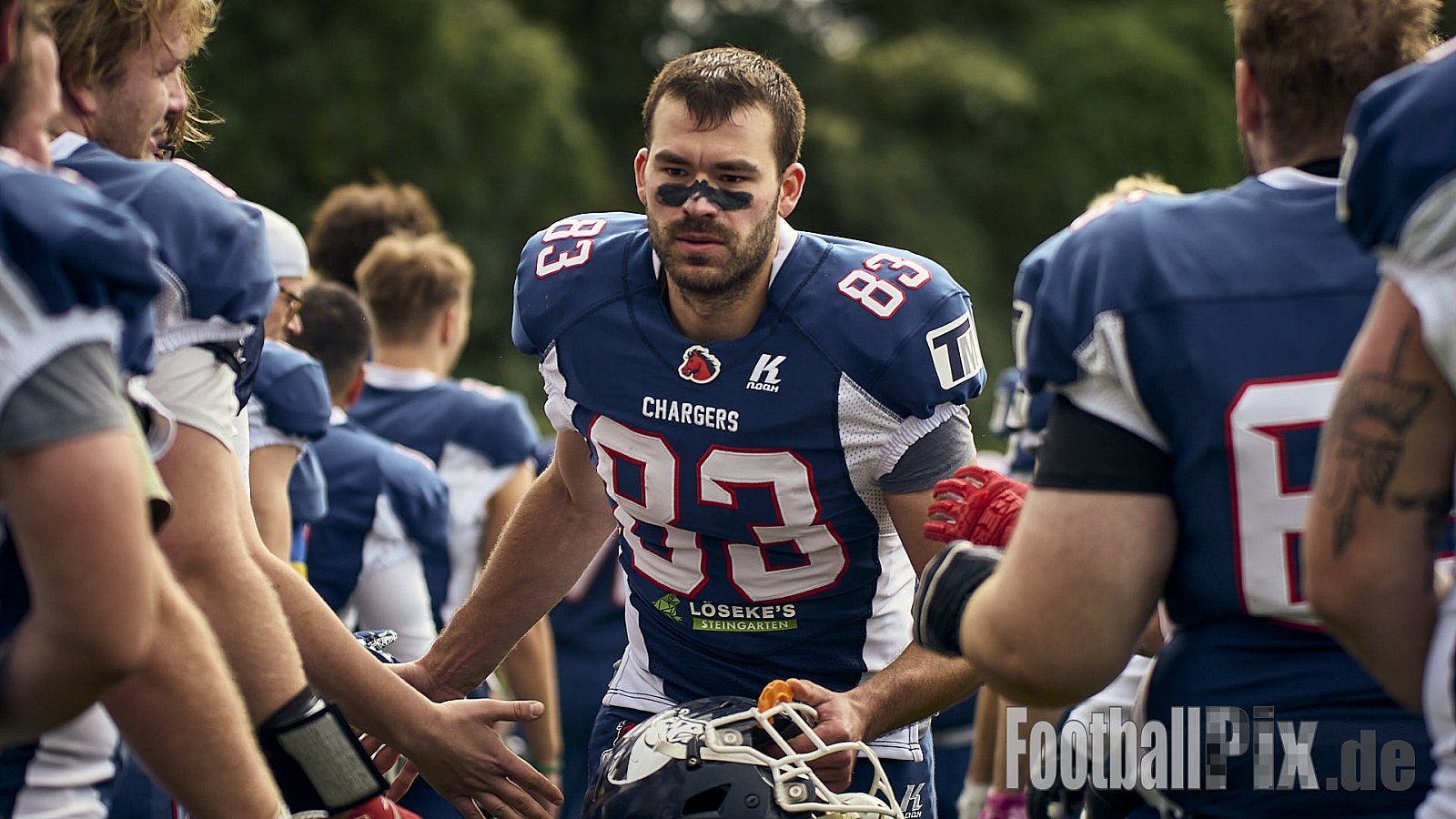 AFCV VL NRW | Gelsenkirchen Devils vs. Recklinghausen Chargers | 28.09.2024 | BV Horst Süd 1962 e.V., Am Hesterkamp, Horst, Gelsenkirchen-West, Gelsenkirchen, North Rhine-Westphalia, 45899, Germany | Punkte Endstand 21 : 35 | Bildnummer: 2024-09-28_0035 - GelsenkirchenDevilsVsRecklinghausenChargers